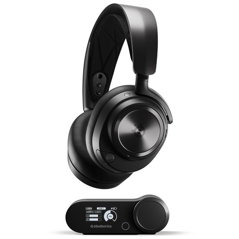 스틸시리즈 ARCTIS NOVA PRO 무선 게임 헤드셋, 블랙, HS25