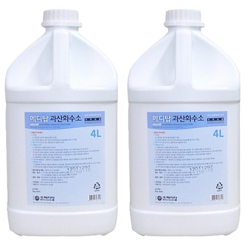 메디탑 과산화수소수 4L, 2개