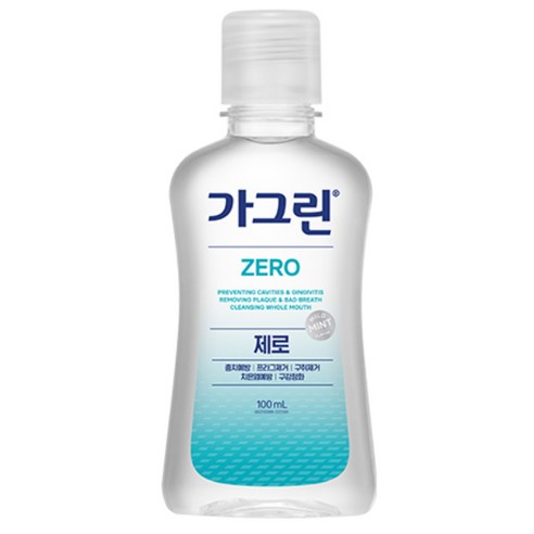 자극 없이 상쾌하게, 잇몸까지 생각하는 가그린 제로!