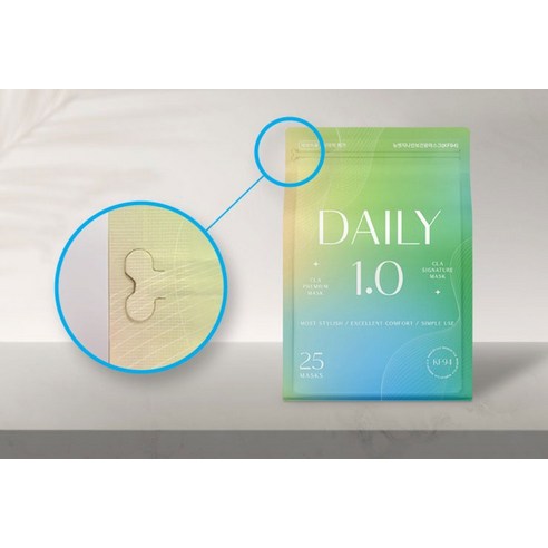 숨쉬기 편하고 스타일까지 살려주는 CLA 데일리 라이트패키지 KF94 컬러 새부리형 마스크!