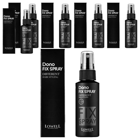 로웰도노 픽스 헤어스프레이, 6개, 60ml