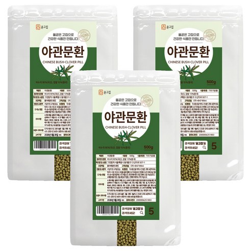 윤고집 야관문환, 500g, 3개