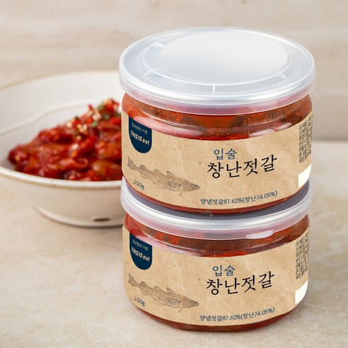 입술젓갈 창난젓, 150g, 6개