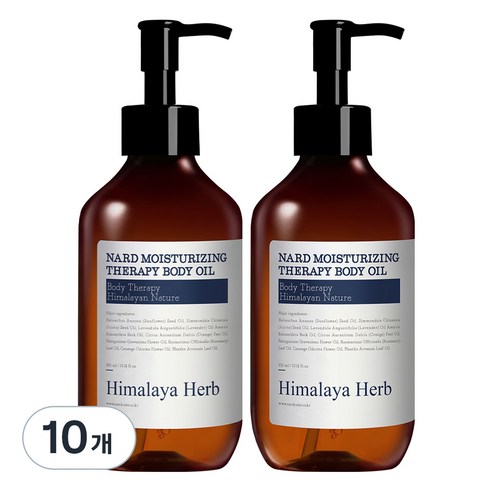나드 고보습 테라피 바디오일, 300ml, 10개