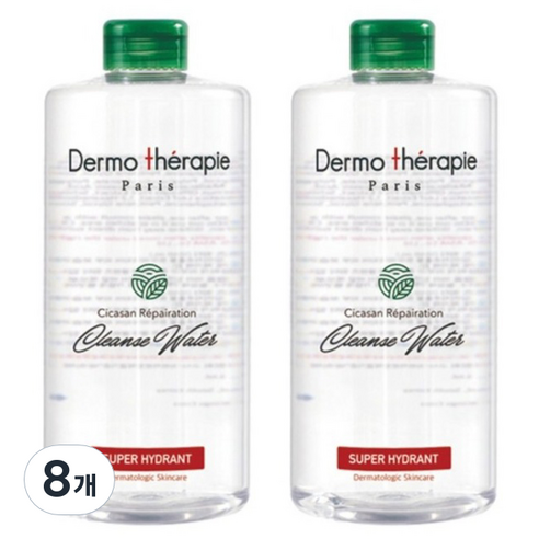 더모테라피 시카산 리페어레이션 미셀라 클렌징워터, 500ml, 8개