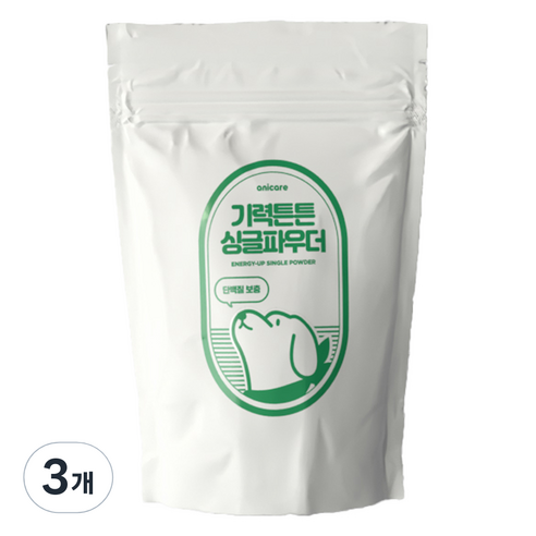 anicare 반려동물 싱글파우더 영양제, 활력, 50g, 3개