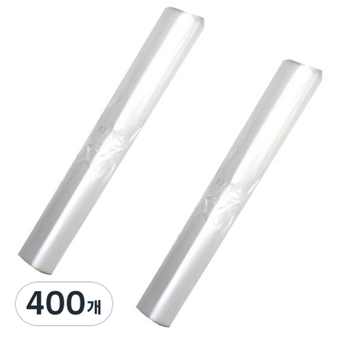 월드크린 분리수거 평판 비닐봉투 투명, 40L, 400개