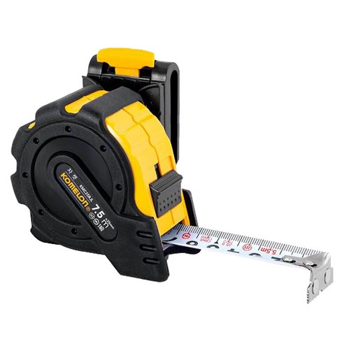 코메론 벨트홀더 자켓 줄자 KMC25RJL 7.5m x 25mm, 1개