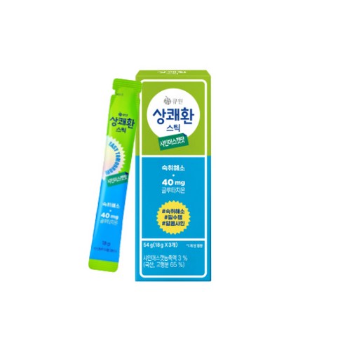 상쾌환 스틱 샤인머스캣맛, 18g, 3개