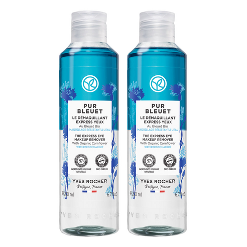 이브로쉐 퓨어블루에 익스프레스 메이크업 리무버, 200ml, 2개