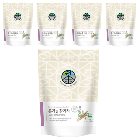 평창다원 유기농 황기차 PLA 생분해 삼각티백, 1.2g, 20개입, 5개