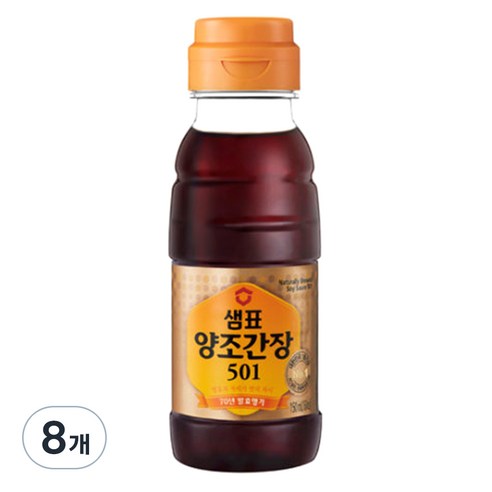 샘표 양조간장 501, 150ml, 8개