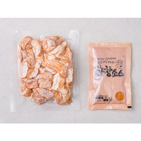 동원홈푸드 참나무 훈제막창 400g + 소스 100g (냉동), 1세트