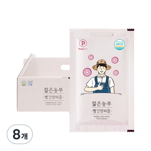 젊은농부 빨간양파즙, 3L, 8개