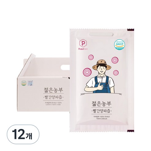 젊은농부 빨간양파즙, 3L, 12개