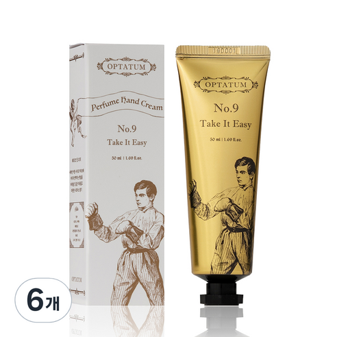 옵타움 퍼퓸 핸드크림 테이크 잇 이지, 50ml, 6개