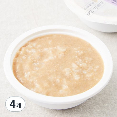 엘빈즈 중기2 7~10개월 엄마이유식 프로젝트 한우듬뿍 흰콩죽, 180g, 4개, 혼합맛(한우/흰콩)