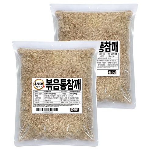 복이네먹거리 볶음 참깨 중국산, 110g, 2개