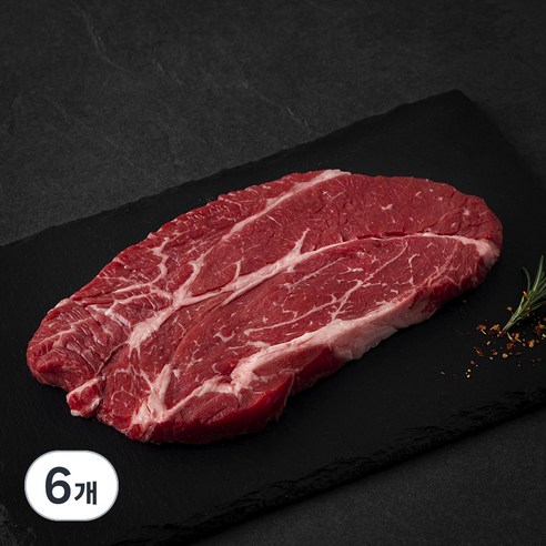 미국산 프라임 척아이롤 구이용 (냉장), 300g, 6개