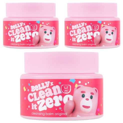 바닐라코 벨리곰 에디션 클린 잇 제로 오리지널 클렌징밤, 100ml, 3개