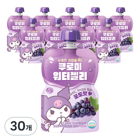 아텍스 쿠로미 워터젤리, 110ml, 30개, 포도맛
