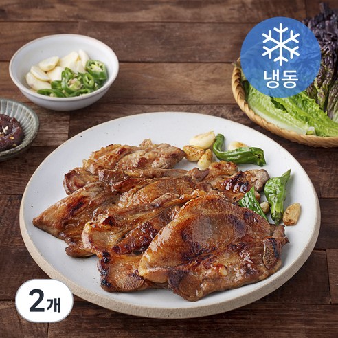 봄내푸드 LA 한돈갈비 (냉동), 1kg, 2개