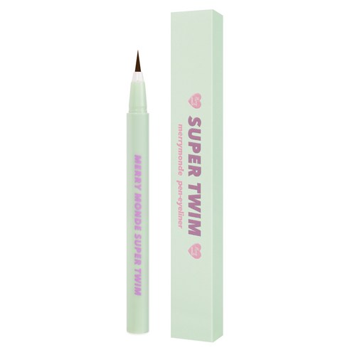 메리몽드 슈퍼트임 펜 아이라이너 0.5g, 02 초코브라우니, 1개