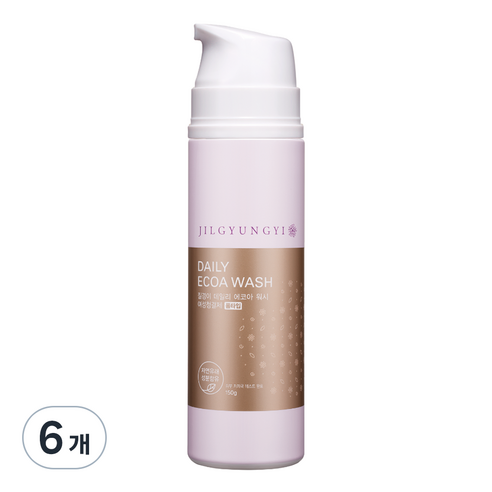 질경이 데일리 에코아워시 여성청결제 폼타입, 150g, 6개