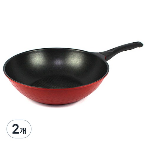 키친아트 뉴 본 다이아몬드 궁중팬, 30cm, 2개