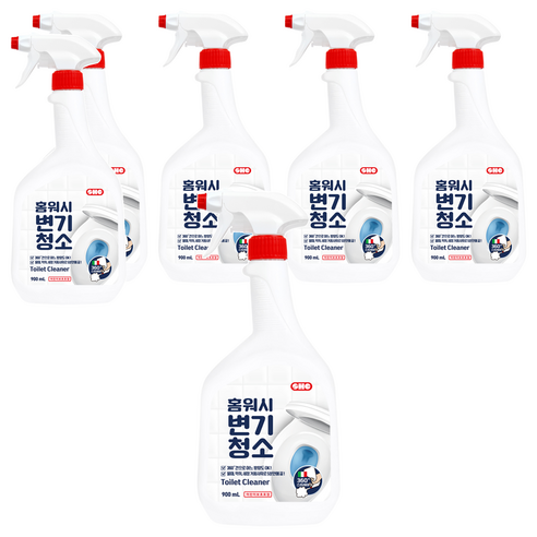 신희 홈워시 변기청소 세정제, 6개, 900ml