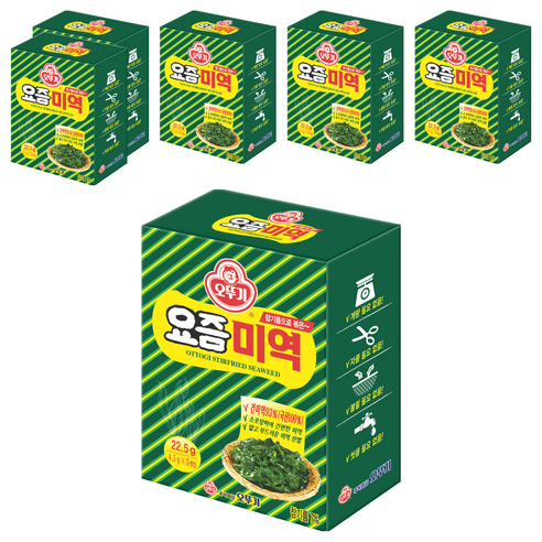 오뚜기 요즘 미역 5p, 22.5g, 6개