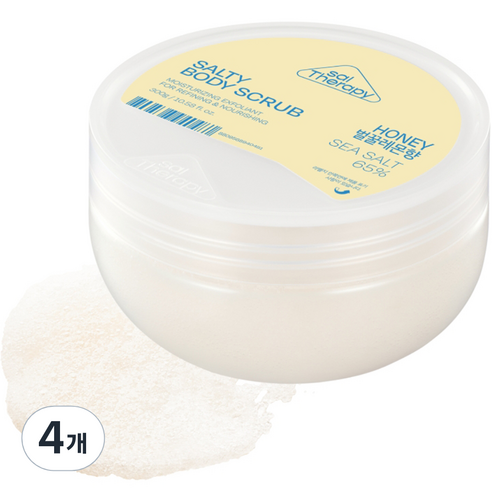 솔테라피 솔티 허니 바디스크럽, 300g, 4개