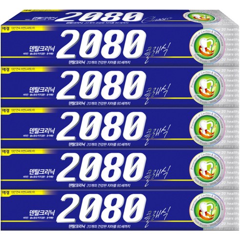 2080 클래식 치약, 170g, 20개