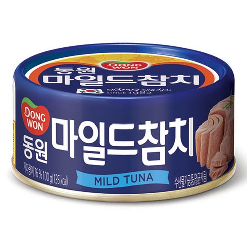 동원 마일드 참치, 100g, 1개