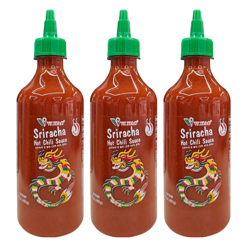 비하오 스리라차 핫 칠리 소스, 482g, 3개