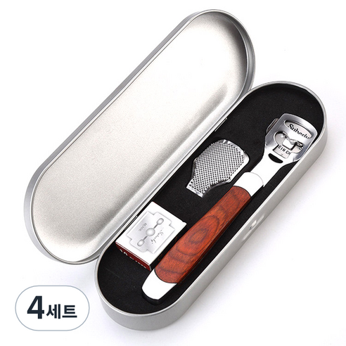 발각질제거 콘커터 02 + 교체용날 10p, 4세트