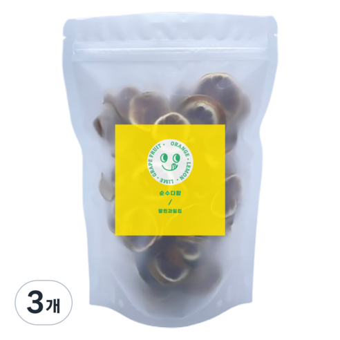 순수다함 슬라이스 건조 라임칩, 40g, 1개입, 3개