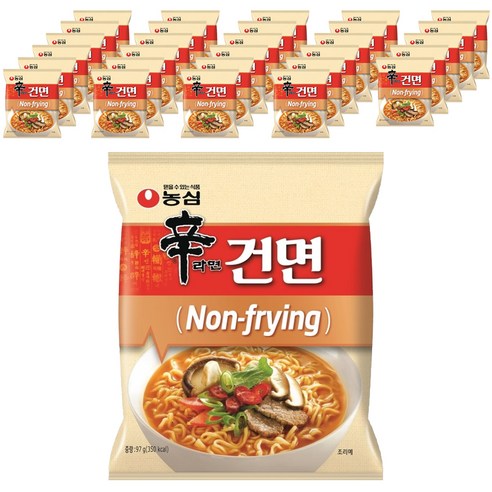 농심 신라면 건면 97g, 30개