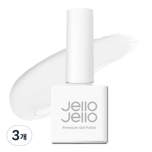 젤로젤로 프리미엄 젤 폴리쉬, JJ-06 밀크코코, 10ml, 3개