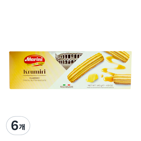 마리니 크루미리 비스킷, 140g, 6개