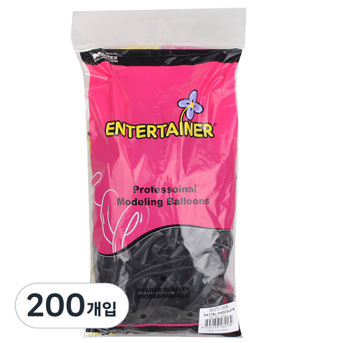 파티쇼 네오룬즈 260N 요술풍선, 파스텔  초콜릿, 200개