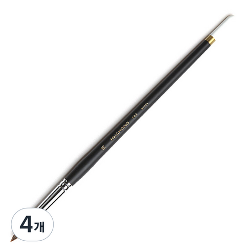 화홍 수채화붓 782, R 16호, 4개