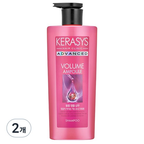 케라시스 어드밴스드 볼륨 앰플 샴푸, 600ml, 2개
