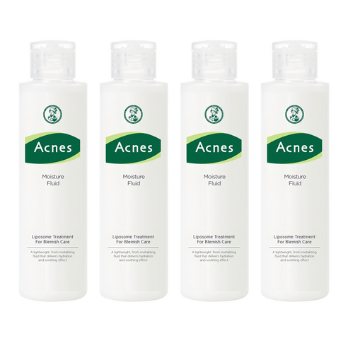 아크네스 모이스처 플루이드, 150ml, 4개