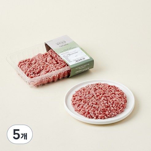 성지농장 동물복지 인증 뒷다리 다짐육 (냉장), 500g, 5개
