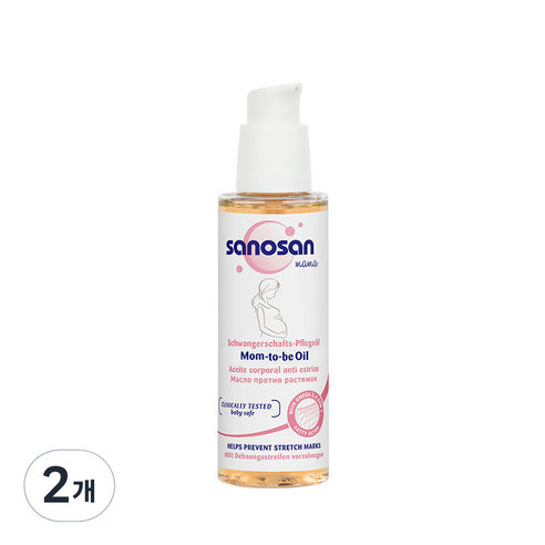 사노산 마마 맘투비 출산전후 오일, 100ml, 2개