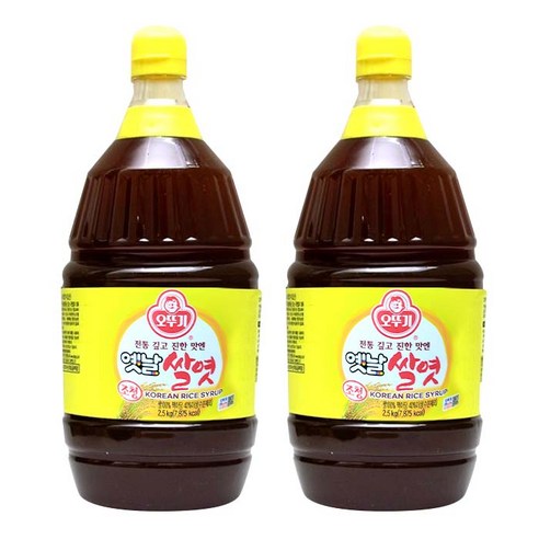 오뚜기 옛날쌀엿(조청)2.5kg, 2.5kg, 2개