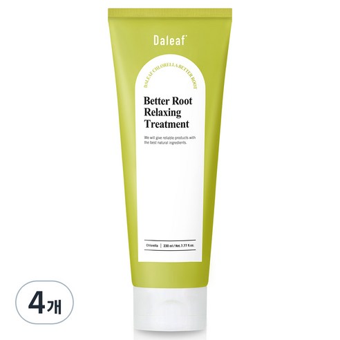 달리프 베러루트 릴렉싱 헤어 트리트먼트, 230ml, 4개