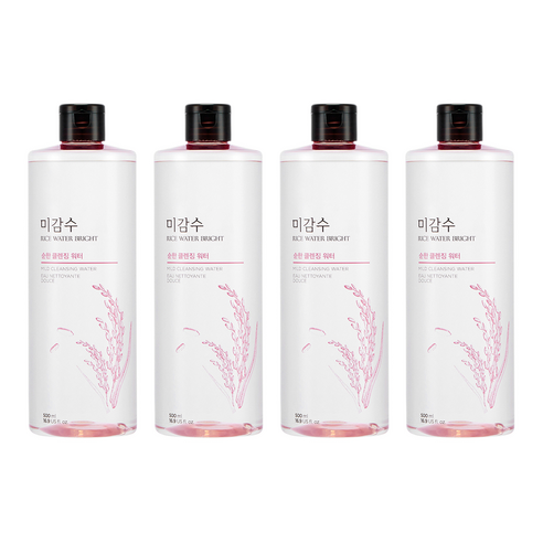 미감수 브라이트 순한 클렌징 워터, 500ml, 4개