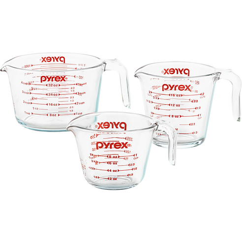 Pyrex  量杯  量具  World Kitchen  500ml  玻璃量杯  玻璃量杯  耐熱玻璃  耐熱鋼化玻璃